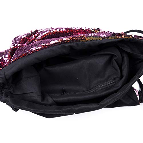Mochila Lentejuelas Niña Reversibles, Bolso Lentejuelas Niña Mochilas de Lentejuelas Niña Cuerdas Mujer Sirena