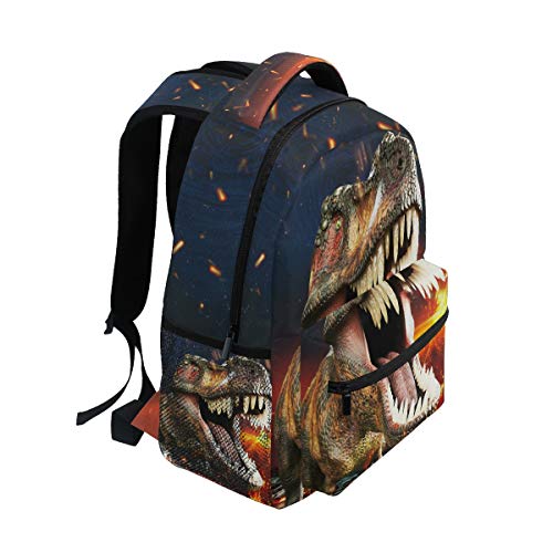 Mochila para el colegio de niño con diseño 3D de dinosaurio T-Rex. Mochilas estupendas para niños, adolescentes, para viajes, portátil, etc.