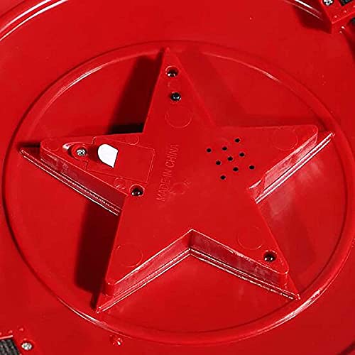 MOMAMOM Escudo Capitan America con Sonido Y Luz Plastico Juguete Apoyos De Película Niños Shield Disfraz Juego De rol Juguete Navidad Halloween 32Cm Regalos De Cumpleaños