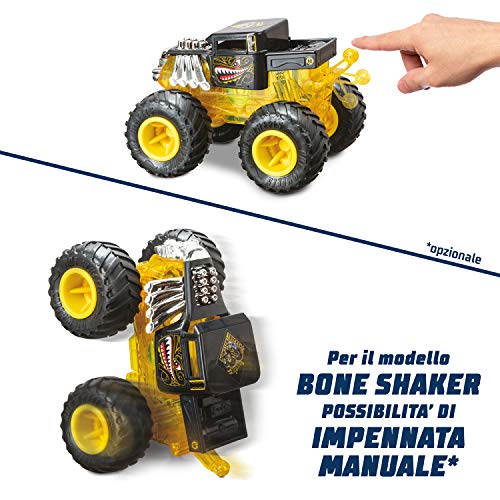 Mondo Motors - Hot Wheels Monster Trucks BEATZ Mode - máquina de luz y Sonido con retrocarga para niños - 51227