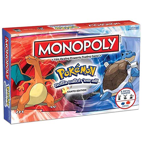 Monopoly Pokemon Board Juego Juguetes Familia Casual Tarjeta Juegos Recopilación De Juegos De Estrategia De Fiesta para Adultos En Edad 8 Arriba Versión En Inglés