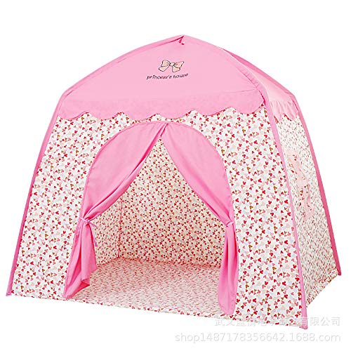 Móvil para niños, Juegos Infantiles Tienda Impermeable Cubierta de Carpa jardín al Aire Libre Juguete, Tienda de la Playa de Sol Chicas jóvenes, niños Tipi Juegos de Tiendas de campaña,Rosado