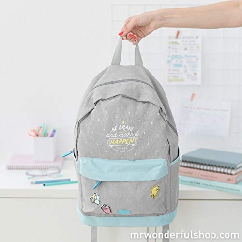 Mr. Wonderful Mochila Be Brave and Make it Happen (Eng)