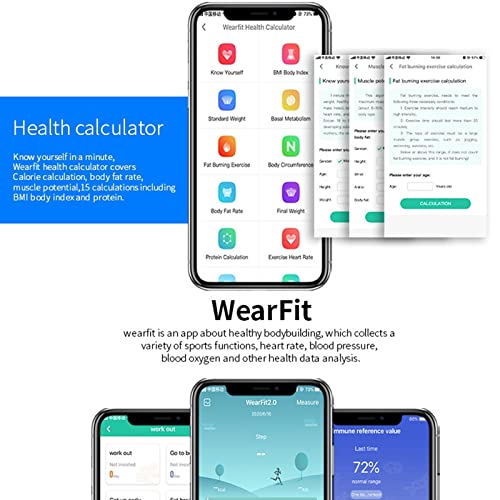 #N/A/a Reloj Inteligente Deportivo de música Compatible con Llamadas Bluetooth para teléfonos Android - Verde