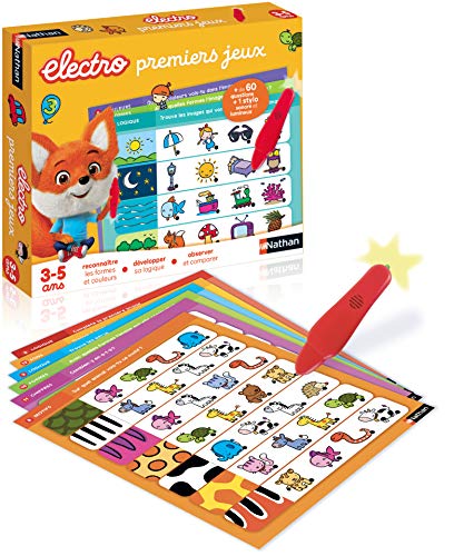 Nathan- Electro Primeros Juego Educativo electrónico para niños de 3 a 5 años (Diset 31619)