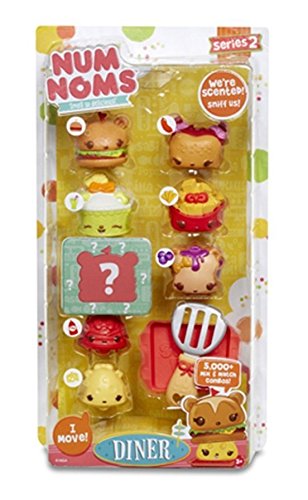 Num Noms- Deluxe Pack Series 2 Diner Jumbo Combo Muñecos coleccionables y Playsets, Multicolor (Bandai 544098) , color/modelo surtido