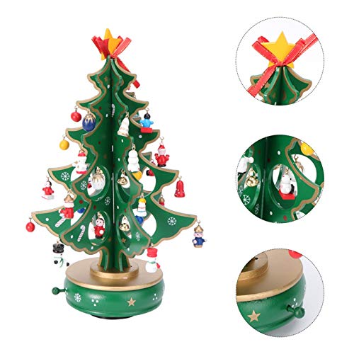 NYKK Caja Musical Caja de música Árbol de Navidad Diseño de relojería Mini Caja de música clásica Regalos for niños y niñas Amigos Caja de música (Color : B)