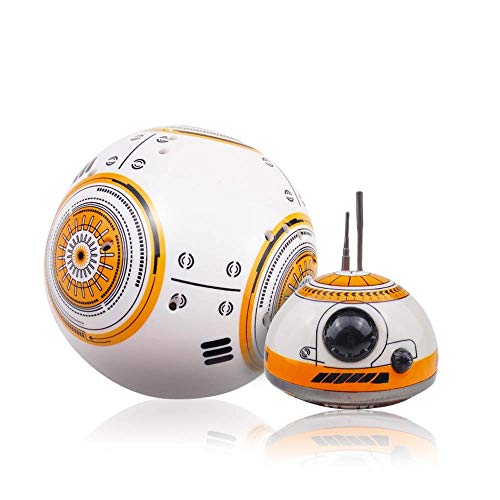NZDY Star Wars Bb-8 Rc Robot Star Wars Bb-8 2.4Ghz Control Remoto Figura Robot Action Robot Sound Intelligent Toys Coche para Niños 3+