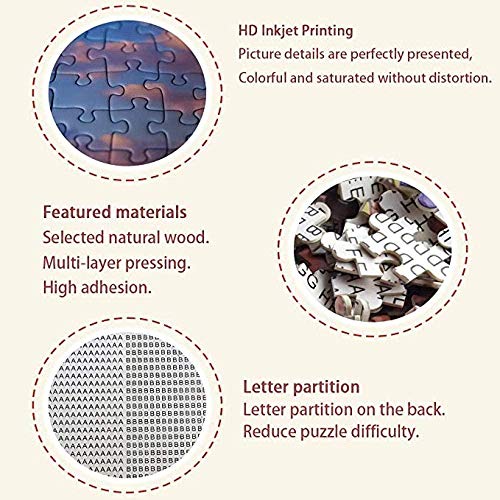 OAEC Puzzle De 1500 Piezas para Adultos DIY Grande Jigsaw Puzzles Mono Narigudo Challenging Teen Casual Puzzle Educational Game Juguete Regalo 87X58Cm
