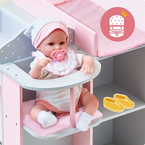 Olivia's Little World VEN-TD-0203AG-Cambiador para bebé, Color Rosa (Primary Products Ltd VEN-TD-0203AG)