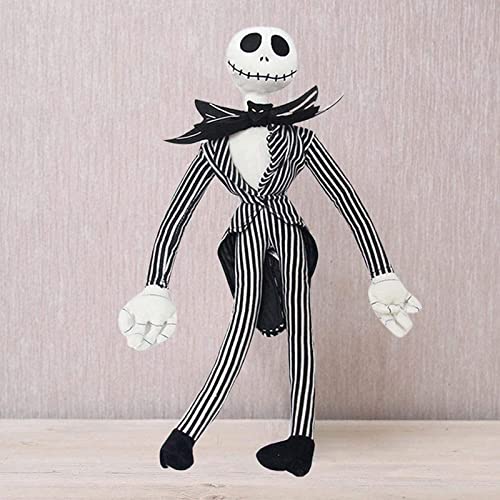OMVOVSO Pesadilla Antes de Navidad Muñeca, Peluche Relleno Animales para Niños Pumpken Regalos De Cumpleaños De Cumpleaños Accesorios De Partido De Halloween Muñeca De Peluche,A