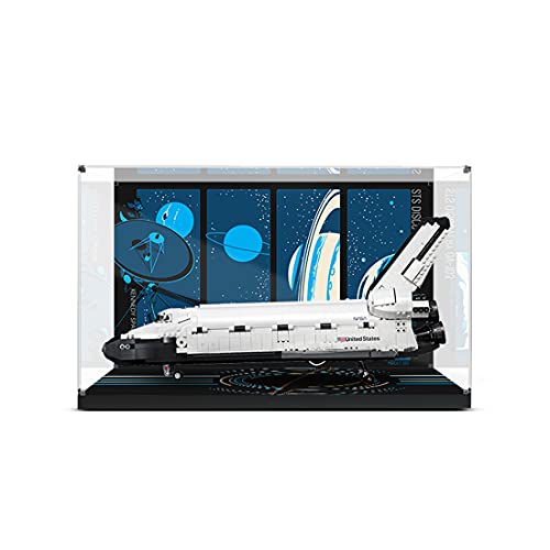 OSoMax Vitrina de acrílico de 3 mm, resistente al polvo, para Lego 10283 NASA Space Shuttle Discovery – solo vitrina, no set Lego