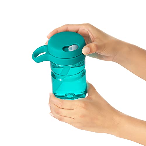 OXO Tot Twist Top Botella de agua verde claro