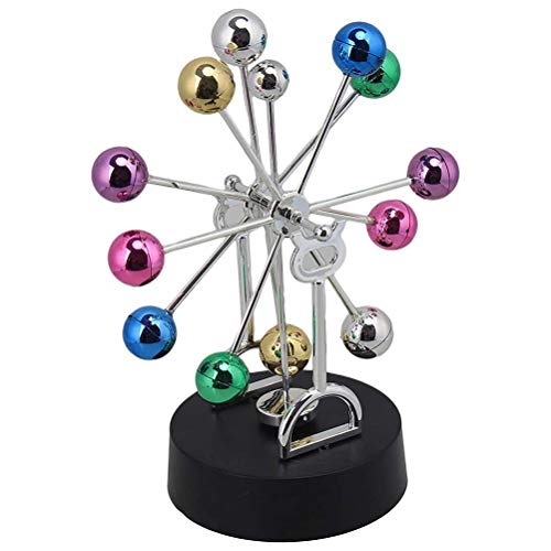 Parkomm Bola de bicicleta gigante, noria de colores, noria gigante, física, péndulo decorativo, descompresión, juguete, decoración para el hogar y la oficina