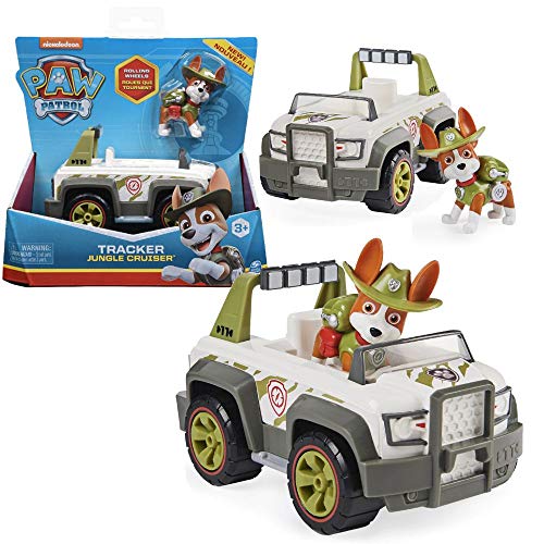 PAW PATROL Selección de Básicos Vehículos con Figuras | Patrulla Canina, Figura:Tracker