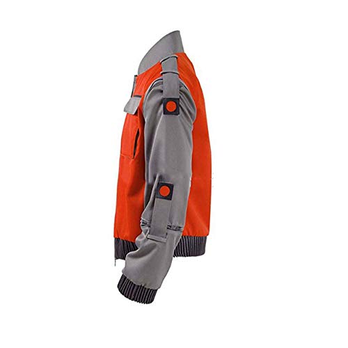 Película Regreso al futuro chaqueta de cosplay Jr Marlene Seamus Marty McFly disfraz naranja abrigo prendas de vestir hombres Halloween carnaval traje