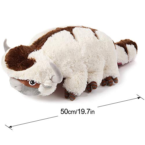 Peluche Appa Avatar último Airbender animales de peluche suaves animales de ganado Momo muñeca de felpa muñeca de murciélago almohada de peluche juguetes para niños decoración de regalo (más grande)