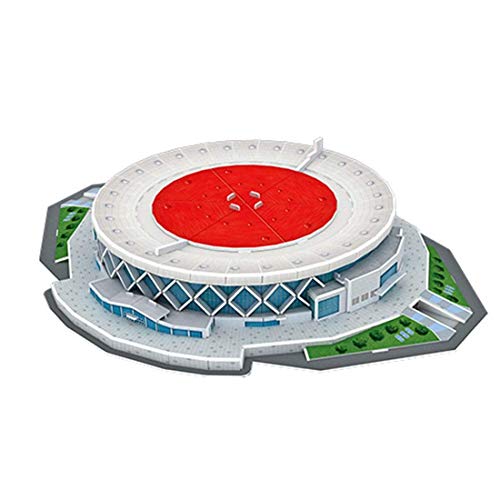 Pessica Stadium 3D Jigsaw, Golden State Warriors-Oracle Arena Puzzles DIY Landmark Modelos arquitectónicos Puzzles Divertidos para Adultos y niños