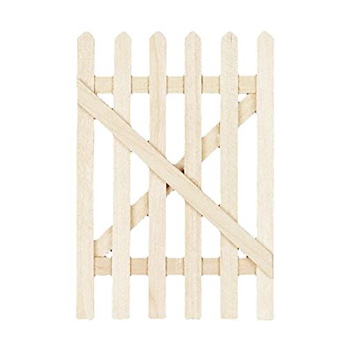 Pineapplen 1/12 Valla de Casa de MuuEcas Valla Decorativa de Madera Casa de MuuEcas DecoracióN de Puerta de JardíN de Hadas