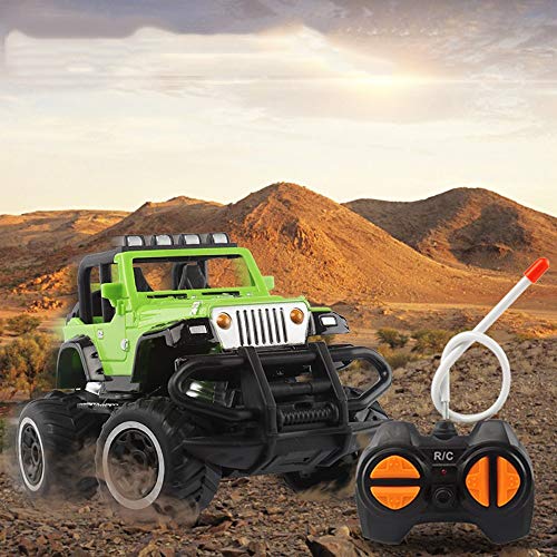 Pinjeer 1:43 tamaño de la Palma Mini niño de Carga Control Remoto inalámbrico de Carga de Coches Ultra pequeño Control Remoto Buggy Toys Boy Regalos para niños 3+ (Color : Green)