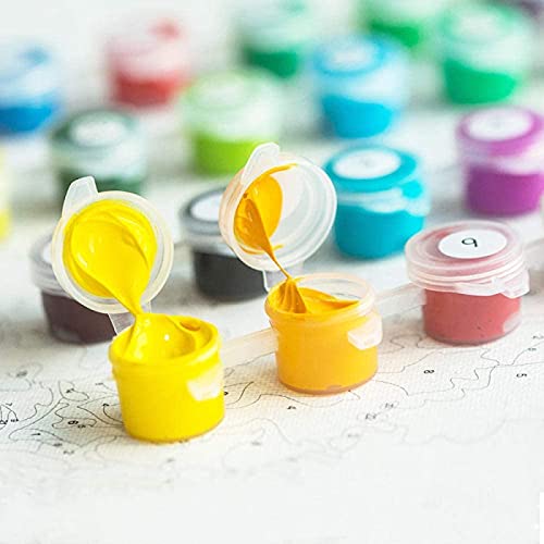 Pintura por números Lobo mujer desnuda DIY pinturas en lienzo para adultos principiantes niños kits de pintura hogar casa Deco 40x50cm
