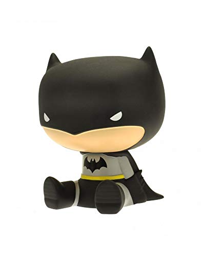 Plastoy- DC Comics-Tirelire Chibi-Batman Justice League HUCHAS, Multicolor, Norme (PLA80067)