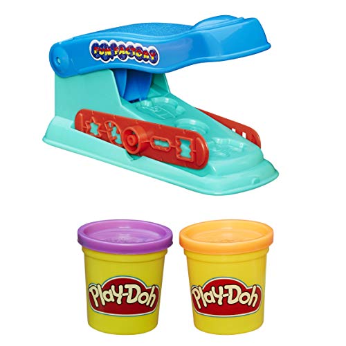 Play Doh Fábrica Loca (Hasbro B5554Eu5) + B6510 Pack 4 Botes (Hasbro B5517) , Color/Modelo Surtido