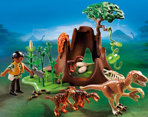 PLAYMOBIL - Velociraptors con Exploradora (5233)