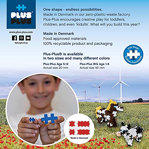 Plus-Plus 9603411 - Juego de construcción Creativa, 100 Piezas