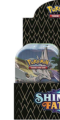 Pokémon, Shining Fates: Cajita de Metal (una al Azar), Juego de Cartas para 2 Jugadores a Partir de 6 años, más de 10 Minutos de Tiempo de Juego