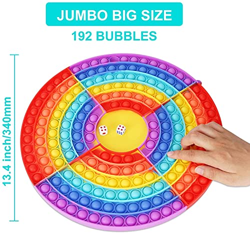 Pop It Gigante Fidget Toy Popit Antiestres Figetttoys Barato Xxl Popis Dados Figwt Grande Fitgetoys Popist Gigantes Fillet Toys Antistress Popits Push Burbujas Juguetes Adultos Niños Poppy Juguete