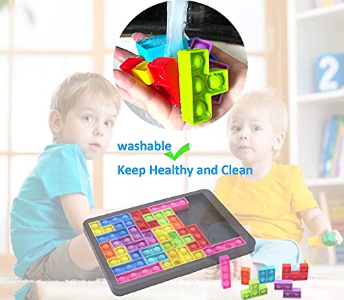 Popit Puzzle Fidget Toy Pack Pop It Antiestres Figetttoys Barato Popis Figwt Toys 26 Pzs Popits Pequeño Fitgetoys Push Popits Fillet Juguete Para Niños Poppy Popist Poppit Juego Figet Fidjetoys
