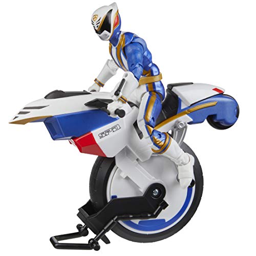 Power Rangers Lightning Collection S.P.D. Omega Ranger y Uniforce Vehículo de Ciclo de 6 Pulgadas Figura Coleccionable Juguete para niños de 4 años en adelante con Accesorios