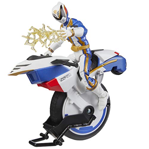 Power Rangers Lightning Collection S.P.D. Omega Ranger y Uniforce Vehículo de Ciclo de 6 Pulgadas Figura Coleccionable Juguete para niños de 4 años en adelante con Accesorios
