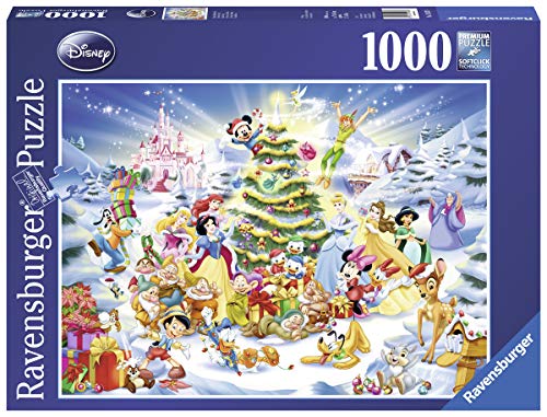 Ravensburger Disney Christmas Eve - Puzle (1000 Piezas), diseño de árbol de Navidad
