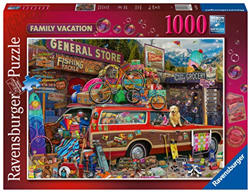 Ravensburger Puzzle, Puzzle 1000 Piezas, Vacaciones Familiares, Puzzles para Adultos, Puzzle Fantasy, Rompecabezas Ravensburger