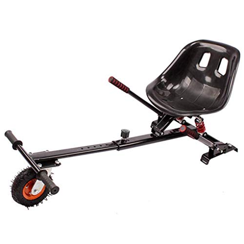 RONGJJ Hoverboard, Hoverkart Ajustable con Asiento, Compatible con Scooter Eléctrico De 6.5, 8 Y 10 Pulgadas, Asiento De Carro De Go Karts, Scooter Autoequilibrante