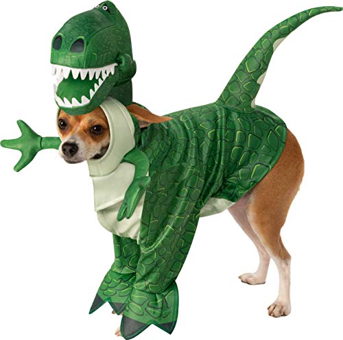 Rubie'S Disfraz Oficial de Disney Toy Story Rex para Perro, tamaño Mediano, 200 g