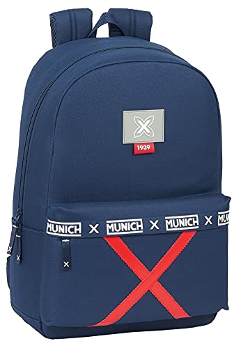 Safta Mochila Escolar de Munich Spike, 300x140x460 mm, Azul Marino