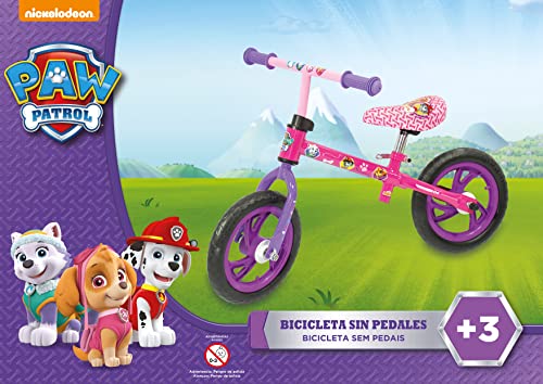 Saica- Walking Bike Paw Patrol Patrulla Canina, Color correpasillos Bicicleta para niños, Mediano (1)