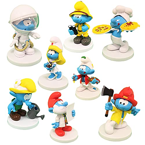 Sbabam Puffi dei Mestieri Pack C Paquete con 5 Figuras versión Maxi