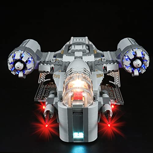 SESAY Juego de iluminación LED para Lego Star Wars Razor Crest, compatible con Lego 75292 (sin set Lego)