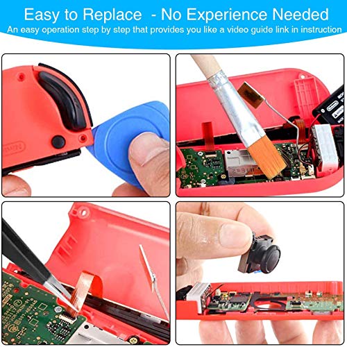 Shiwaki Reparación de Balancín de Palanca de Mando Analógica 3D para Nintendo Switch Joy con Game Pad