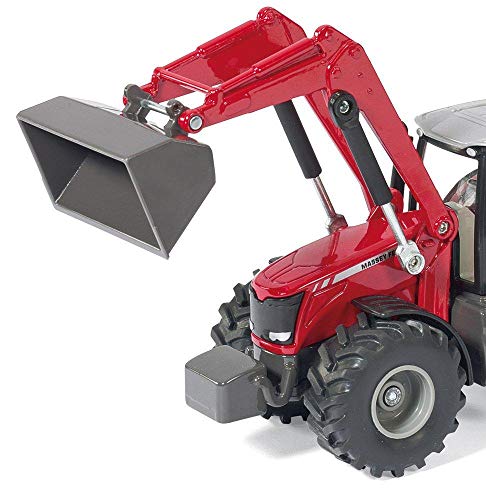 SIKU Farmer Massey Ferguson con Cargador Frontal, Color Rojo (Sieper GmbH 1985)