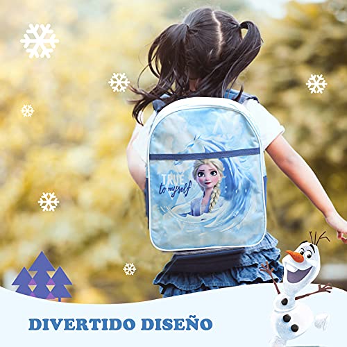 Skyline Mochila Escolar, Frozen, Mochila Infantil para Niños, 25x31x10 CM, Mochila Poliéster+EVA, Material Escolar, Vuelta al Cole, Ideal para Niños