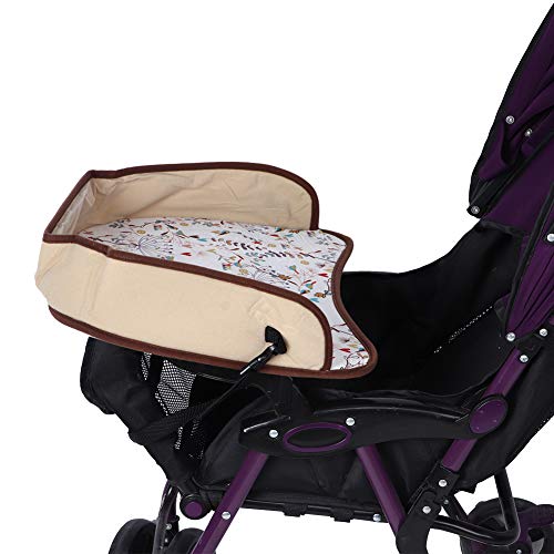 Soapow Bandeja de asiento de coche para niños, multifunción portátil para asiento de coche para niños, bandeja organizadora para niños