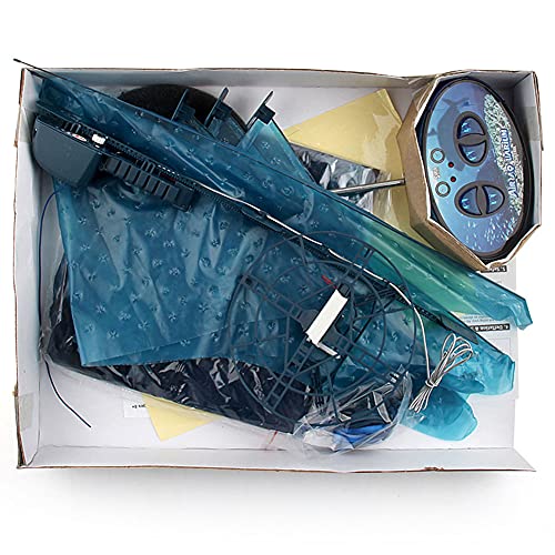 SOBW Pez volador teledirigido – Pez gigante gigante teledirigido relleno de helio flota en el aire, mando a distancia Shark Juguetes infrarrojos RC globos voladores eléctricos