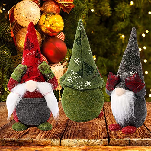 Sombrero A Rayas con Barba Y Muñeco De Peluche Adornos Navideños Adornos De Muñeco De Pareja Rojo Gris Adornos Navideños En Varias Escenas De Casas De Hotel