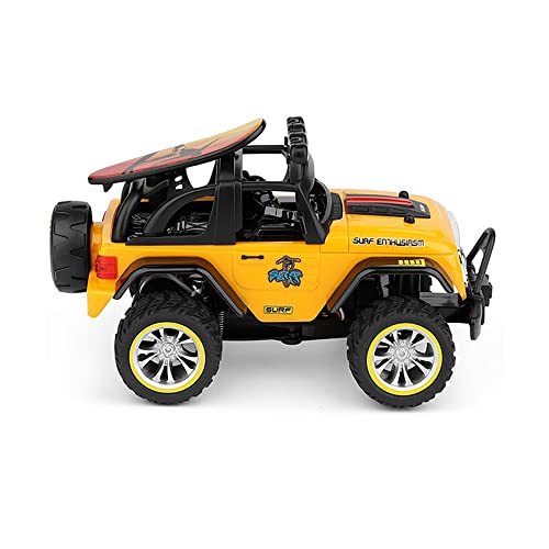SSBH Coche de Control Remoto a Escala 1/32 con Luces, Mini camión de Escalada para vehículo Todoterreno RC de 2,4 GHz, Coche de Juguete eléctrico Recargable, Neumáticos TPR