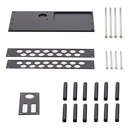 Staright Aleación de aluminio Kit de herramientas RC Organizador Rack Destornillador Herramientas Soporte Tijeras Alicates Soporte de alenamiento para RC Coche Drone Barco RC Modelo DIY Compatible con